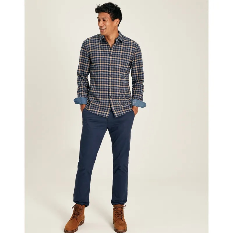 Joules Men's Buchannon Shirt - Blue Check-3
